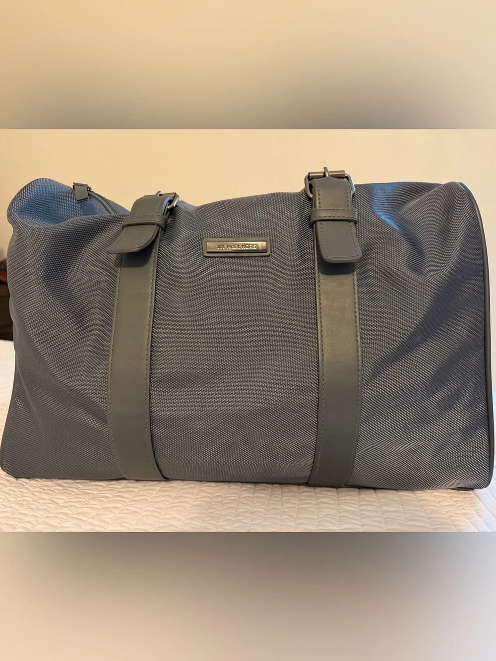 Michael Kors Men's Charcoal Gray Duffel